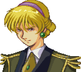 Katejina bust-up — Super Robot Wars Alpha Gaiden
