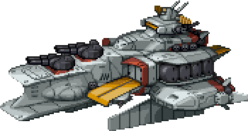 ラー・カイラム 機体全身 — スーパーロボット大戦α外伝
