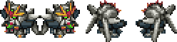 Gundam Double X map icon — Super Robot Wars Alpha Gaiden