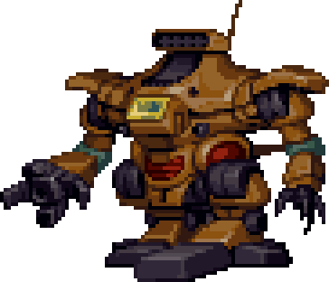 ガラバゴス full-body art — Super Robot Wars Alpha Gaiden