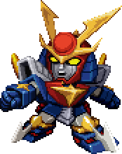 Daitarn 3 full-body art — Super Robot Wars Alpha Gaiden