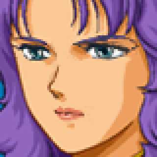 Rosamia Badam face portrait — Super Robot Wars A Portable (remake)