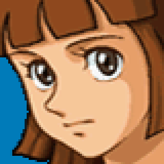 Sayaka face portrait — Super Robot Wars A Portable (remake)