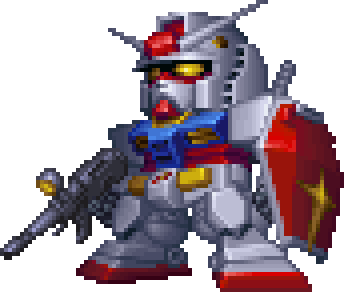 Gundam full-body art — Super Robot Wars A Portable (remake)
