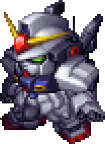 Gundam Mk-II full-body art — Super Robot Wars A Portable (remake)