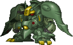 Queen Mansa full-body art — Super Robot Wars A Portable (remake)