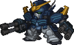 Gundam Heavyarms Custom full-body art — Super Robot Wars A Portable (remake)