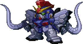 Gundam Sandrock Custom full-body art — Super Robot Wars A Portable (remake)