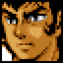 Tetsuya face portrait — Super Robot Wars Compact for WonderSwanColor (remake)