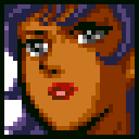Jun face portrait — Super Robot Wars Compact for WonderSwanColor (remake)