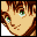 式部雅人 顔グラフィック — スーパーロボット大戦COMPACT for WonderSwanColor (リメイク版)