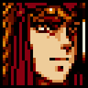 リヒテル face portrait — Super Robot Wars Compact for WonderSwanColor (remake)
