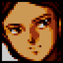 Emma face portrait — Super Robot Wars Compact for WonderSwanColor (remake)