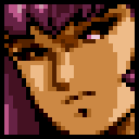 Haman face portrait — Super Robot Wars Compact for WonderSwanColor (remake)