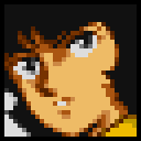 ファ 顔グラフィック — スーパーロボット大戦COMPACT for WonderSwanColor (リメイク版)