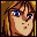 Ple Two face portrait — Super Robot Wars Compact for WonderSwanColor (remake)