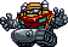 Getter 3 full-body art — Super Robot Wars Compact for WonderSwanColor (remake)