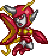 メカ胡蝶鬼 full-body art — Super Robot Wars Compact for WonderSwanColor (remake)
