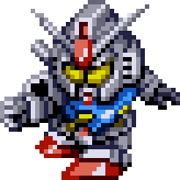 Gundam full-body art — Super Robot Wars Compact for WonderSwanColor (remake)