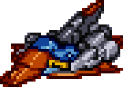 ウェイブ・ライダー 機体全身 — スーパーロボット大戦COMPACT for WonderSwanColor (リメイク版)