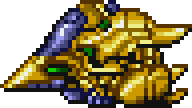 メタス(MA) 機体全身 — スーパーロボット大戦COMPACT for WonderSwanColor (リメイク版)