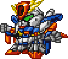 ZZガンダム 機体全身 — スーパーロボット大戦COMPACT for WonderSwanColor (リメイク版)