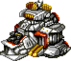 ラー・カイラム 機体全身 — スーパーロボット大戦COMPACT for WonderSwanColor (リメイク版)