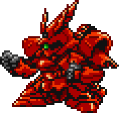 サザビー 機体全身 — スーパーロボット大戦COMPACT for WonderSwanColor (リメイク版)