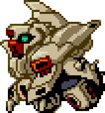 α・アジール 機体全身 — スーパーロボット大戦COMPACT for WonderSwanColor (リメイク版)