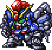 サンドロックカスタム 機体全身 — スーパーロボット大戦COMPACT for WonderSwanColor (リメイク版)