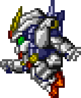 Gundam Mk-II full-body art — Super Robot Wars Compact for WonderSwanColor (remake)