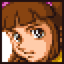 Sayaka face portrait — Super Robot Wars Compact 3