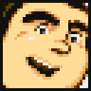 Daisaku face portrait — Super Robot Wars Compact 3
