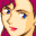 Junko face portrait — Super Robot Wars D