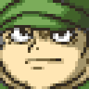Musashi face portrait — Super Robot Wars D