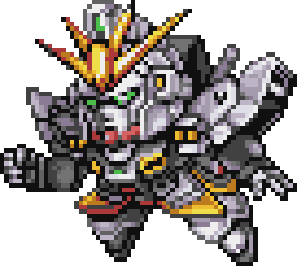Gundam Sandrock Custom full-body art — Super Robot Wars D
