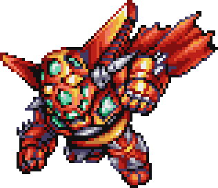 Getter 1 full-body art — Super Robot Wars D