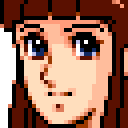 Sayaka face portrait — Super Robot Wars EX