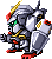 Gundam Mk-II full-body art — Super Robot Wars EX