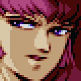 Haman face portrait — Super Robot Wars F