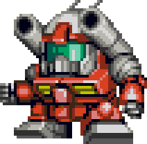 ガンキャノン full-body art — Super Robot Wars F