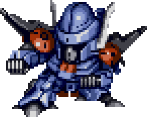 Bat-Shu full-body art — Super Robot Wars F