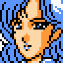 Rosamia Badam face portrait — 2nd Super Robot Wars (Famicom Mini) (port)