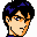 Gyunei face portrait — 2nd Super Robot Wars (Famicom Mini) (port)