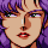 Rosamia Badam face portrait — Super Robot Wars F Final