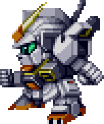 Gundam Mk-II full-body art — Super Robot Wars F Final