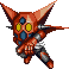 Getter 1 full-body art — Super Robot Wars F Final