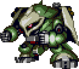 Jagd Doga full-body art — Super Robot Wars F Final