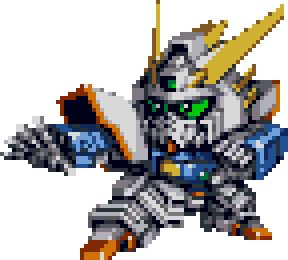 シャイニングガンダム 機体全身 — スーパーロボット大戦F 完結編
