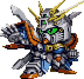 ゴッドガンダムＨ full-body art — Super Robot Wars F Final